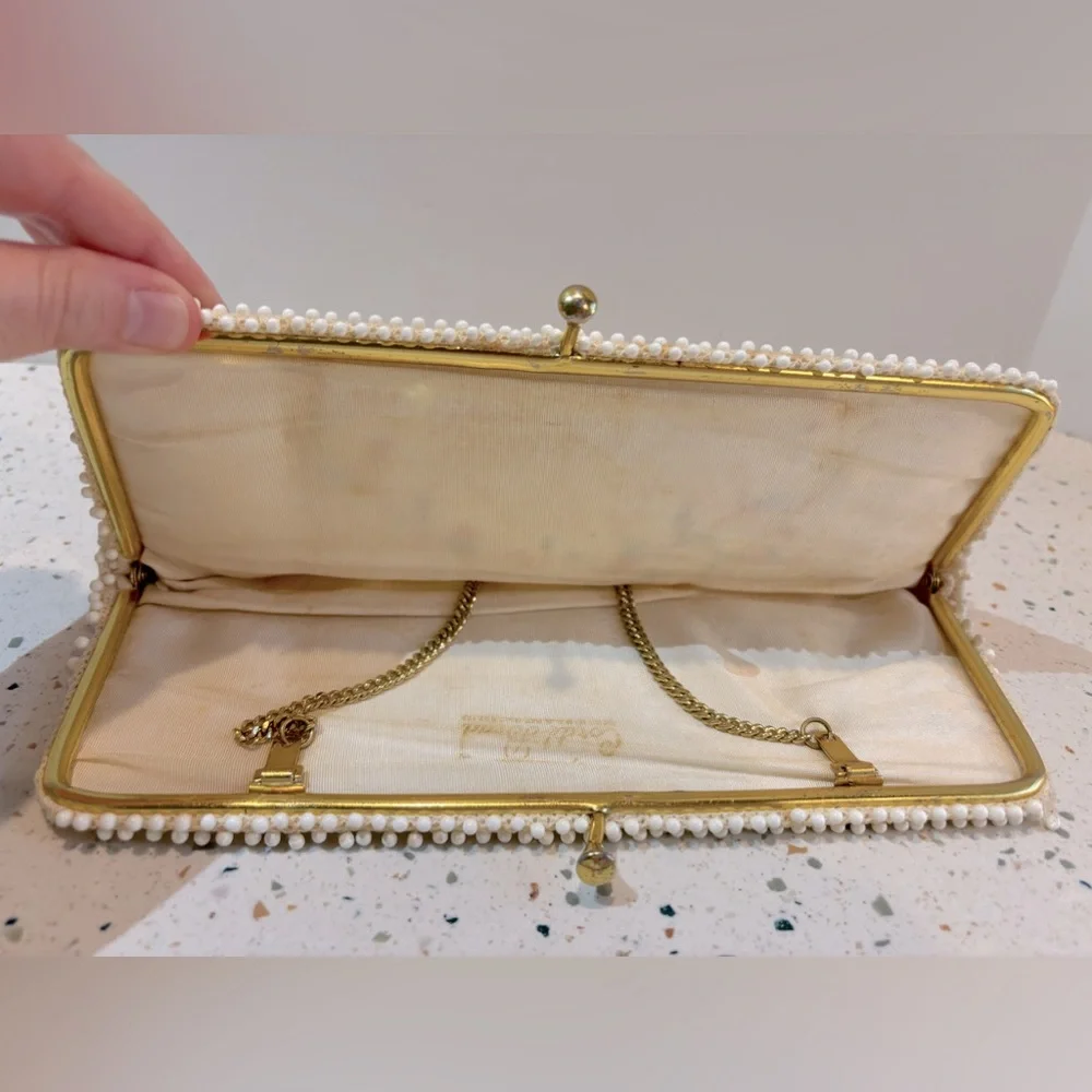 Butterfly Beaded Purse Handbag‎